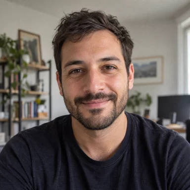 Retrato realista de personagem fictício gerado por IA